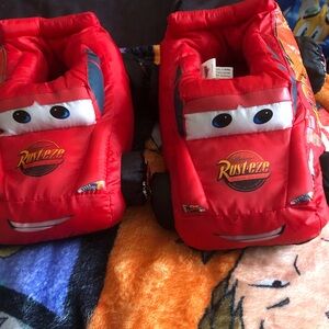 Disney Cars Lightning McQueen Red Slippers